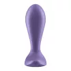 SATISFYER fenékdugó Intensity Plug Purple - lila színben, vibrációs funkcióval, ingyenes applikációval, vízálló, akkumulátoros