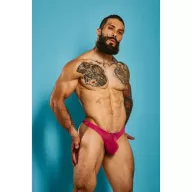 CUT4MEN erotikus férfi alsó Pouch Enhancing Thong Fuchsia M - fukszia színben, M méretben