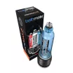 BATHMATE péniszpumpa Hydromax 7 Blue - áttetsző kék színben, 13-18cm méretű péniszhez, vízzel kombinált vákuumos hatás, extra szívóerővel, vízálló