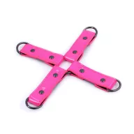 NS NOVELTIES rögzítő Electra Hogtie Pink - rózsaszín színben, 4 rögzítési ponttal