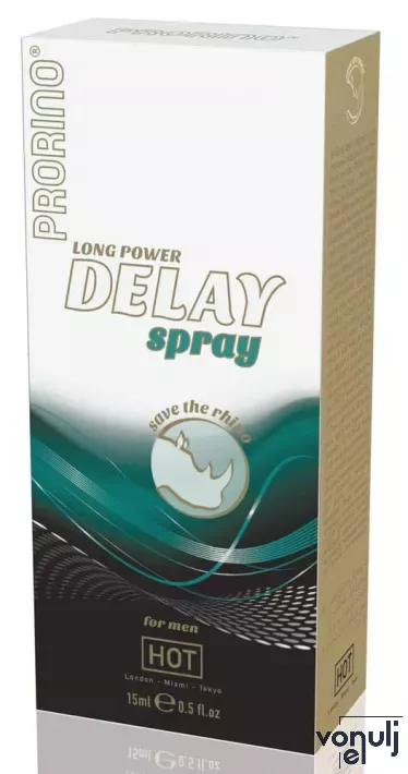 PRORINO késleltető spray Long Power Delay Spray 15 ml - férfiaknak, bőrtápláló hatással
