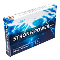 STRONG POWER PLUS - Potencianövelő étrend-kiegészítő kapszula férfiaknak 4x