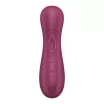 SATISFYER léghullámos csiklóizgató Pro 2 Generation 3 with Liquid Air - bordó színben, rezgő funkcióval, vízálló, akkumulátoros