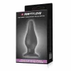 PRETTY LOVE fenékdugó Sturdy Silicone Anal Plug - fekete színben, letapasztható, vízálló, szilikon (15.4 cm)