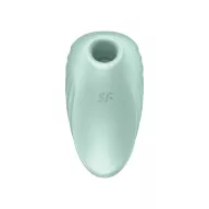 SATISFYER léghullámos csiklóizgató Pearl Diver - menta színben, vízálló, akkumulátoros