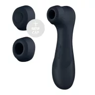 SATISFYER léghullámos csiklóizgató Pro 2 Generation 3 with Liquid Air - fekete színben,ingyenes applikációval,rezgő funkcióval,vízálló,akkumulátoros