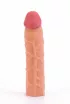 LOVETOY péniszköpeny Pleasure X-Tender Penis Sleeve 2 - realisztikus, testszínű, vízálló, (17 cm)