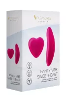 Vibrátoros bugyi S Pleasures Premium Panty Vibe Sweetheart External Massager - vízálló,akkumulátoros