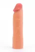 LOVETOY péniszköpeny Pleasure X-Tender Penis Sleeve 1 - realisztikus, testszínű, vízálló, (17 cm)