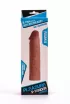 LOVETOY péniszköpeny Pleasure X-Tender Penis Sleeve 1 - realisztikus, testszínű, vízálló, (17 cm)