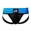 CUT4MEN erotikus férfi alsó Rugby Jockstrap ElectricBlue M - kék- fekete színben, M méretben