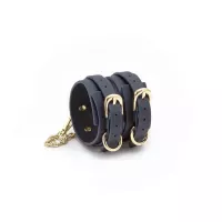 NS NOVELTIES bilincs Bondage Couture Ankle Cuff Blue - kék színben, bokára helyezhető