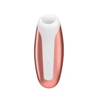 SATISFYER léghullámos csiklóizgató Love Breeze Copper - rózsaszín-fehér színben, vízálló, akkumulátoros