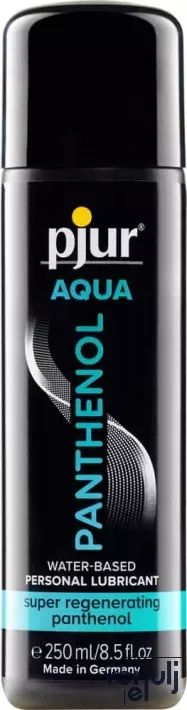 PJUR intim síkosító Aqua Panthenol Bottle 250 ml - anális, vízbázisú, hosszantartó, panthenollal a nyugtató és regeneráló hatásért, latex óvszerhez is