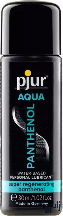 PJUR intim síkosító Aqua Panthenol Bottle 30 ml - anális, vízbázisú, hosszantartó, panthenollal a nyugtató és regeneráló hatásért, latex óvszerhez is