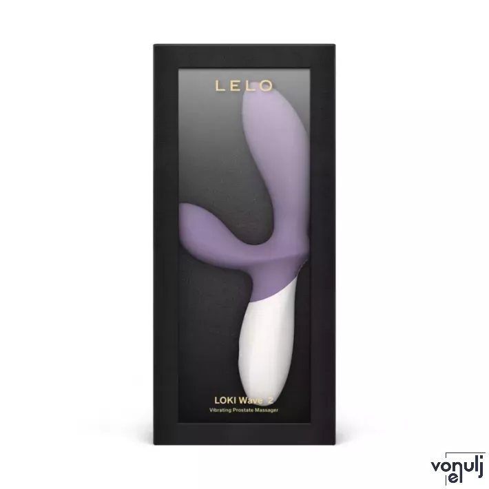 LELO prosztata izgató Loki Wave 2 Violet Dust - lila színben, vízálló, akkumulátoros