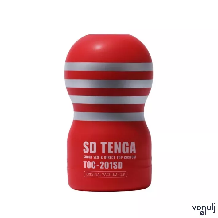 TENGA maszturbátor Sd Original Vacuum Cup Regular- közepes erősségű, vákuumos, vízálló, egyszer használatos