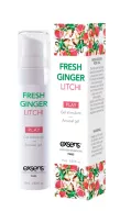 Vágyfokozó gél Exsens Fresh Ginger Litchi 15 ml - ehető