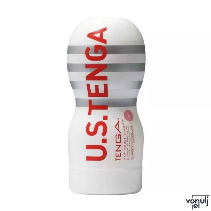 TENGA maszturbátor U.S. Original Vacuum Cup Gentle - lágy erősségű, vákuumos, vízálló, egyszer használatos