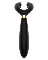 SATISFYER párvibrátor Endless Fun Black - fekete színben, vízálló, akkumulátoros