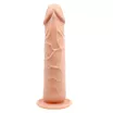 BAILE élethű dildó Barbara Calvin 7,8 " Dildo with Suction Cup - közepes méretű, letapasztható, erezett felületű, TPR (20 cm)