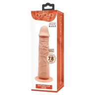 BAILE élethű dildó Barbara Calvin 7,8 " Dildo with Suction Cup - közepes méretű, letapasztható, erezett felületű, TPR (20 cm)