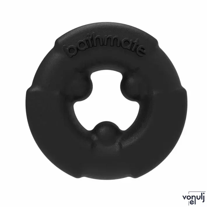 BATHMATE péniszgyűrű Power Ring Gladiator - fekete színben, vízálló, vibráció nélküli