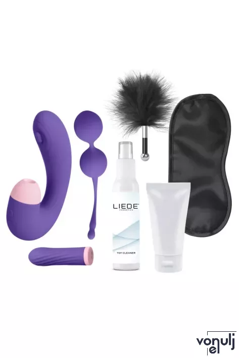 Vibrátor szett S PLEASURES Velvet Pleasure Kit Purple - 7 részes