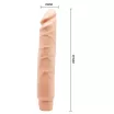 BAILE élethű vibrátor Barbara Jack Realistic Multi-Speed Vibrator 10" - realisztikus, elemes, TPR (25,5cm)