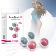 LOVETOY gésagolyó Kegel Ball Blue/Pink - kék-rózsaszín színben, azonos méretű golyókkal, vízálló