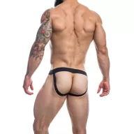 CUT4MEN erotikus férfi alsó Mixed Jockstrap-ShadowCamo M - fekete mintás kivitelben, M méretben