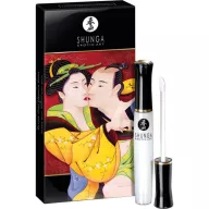 SHUNGA stimuláló szájfény Divine Strawberry Oral Pleasure Lipgloss 10,5 ml - orális szexhez, epres ízben, forrósító, hűsítő és bizsergető hatással