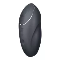 Rezgő csiklóizgató Satisfyer Tap & Climax 1 bluegrey - akkumulátoros,vízálló