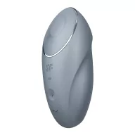 Rezgő csiklóizgató Satisfyer Tap & Climax 1 grey - akkumulátoros,vízálló