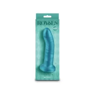 Hajlított műpénisz Ns novelties Royals 6" Charlie Metallic Teal