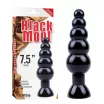 CHISA NOVELTIES análbot Large Anal Bead - fekete színben, vibráció nélküli, letapasztható, vízálló, PVC, 18,5 cm