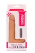 LOVETOY anál vibrátor The Ultra Soft Double-Vibrating 1 - realisztikus, testszínű, herepánttal rögzíthető, elemes, 14,7 cm