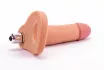 LOVETOY anál vibrátor The Ultra Soft Double-Vibrating 1 - realisztikus, testszínű, herepánttal rögzíthető, elemes, 14,7 cm