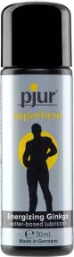 PJUR intim síkosító Superhero Bottle 30 ml - férfiaknak, vízbázisú, ginkgo kivonattal, energizáló és serkentő hatással, óvszerhez és segédeszközhöz is