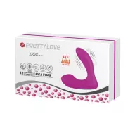 PRETTY LOVE prosztata vibrátor Lillian - lila színben, vízálló, akkumulátoros, melegítő funkcióval