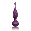 ROCKS-OFF fenékdugó Discover Purple - lila színben, vibrátoros, vízálló, távirányítóval, akkumulátoros
