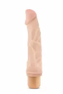 BLUSH élethű vibrátor Mr. Skin Cock Vibe 6 - realisztikus, vízálló, elemes, PVC (22 cm)