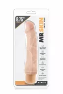 BLUSH élethű vibrátor Mr. Skin Cock Vibe 6 - realisztikus, vízálló, elemes, PVC (22 cm)