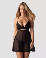 Szexi babydoll és tanga Obsessive Nutris M/L