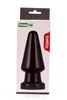 LOVETOY fenékdugó King Sized Anal Shocker - fekete színben, letapasztható, PVC (19 cm)