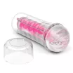 LOVETOY maszturbátor 8,5" Lumino Play Masturbator Pink Glow - rózsaszín, sötétben világító, vibráció nélküli, vízálló