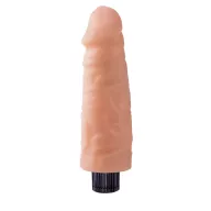 CHISA NOVELTIES élethű vibrátor Real Touch XXX 7.5 inch Vibrating Cock No.06 - realisztikus, testszínű, vízálló, elemes, TPE (19 cm)