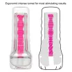 LOVETOY maszturbátor 8,5" Lumino Play Masturbator Pink Glow - rózsaszín, sötétben világító, vibráció nélküli, vízálló