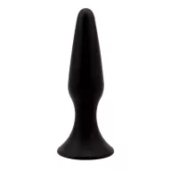 CHISA NOVELTIES fenékdugó Black Mont L Silicone Plug - fekete színben, L méretben, vízálló, szilikon, 11,5 cm