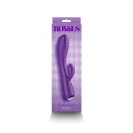 NS NOVELTIES csiklóizgatós vibrátor Royals Duchess Metallic Purple - lila színben, g-pontos, vízálló, akkumulátoros